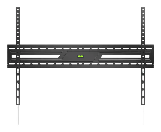 Monteringssats (väggfäste) - för böjd/platt panel - heavy-duty,75 kg, fixed - låsbar - svart - skärmstorlek: 43-100