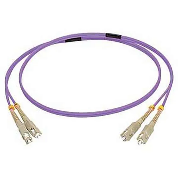 20m SC/SC OM4 LSZH Fibre Patch - Purple - Patch-kabel - SC-läge (multi-mode) (hane) till SC-läge (multi-mode) (hane) - 20 m - 20 m - fiberoptisk -