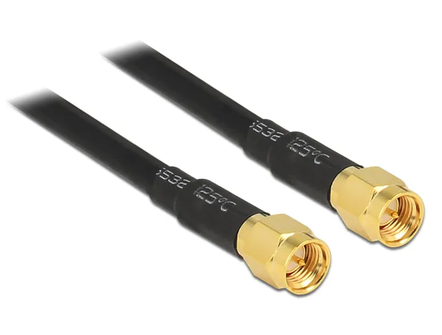 - Antennkabel - SMA (hane) till SMA (hane)