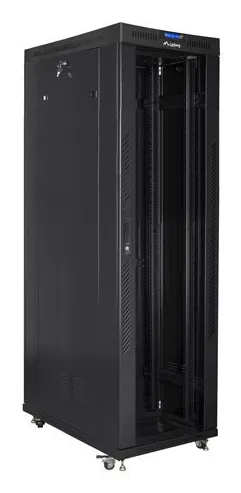 FF01 series - rack - 600 x 1200 flat pack with glass door LCD - 42U