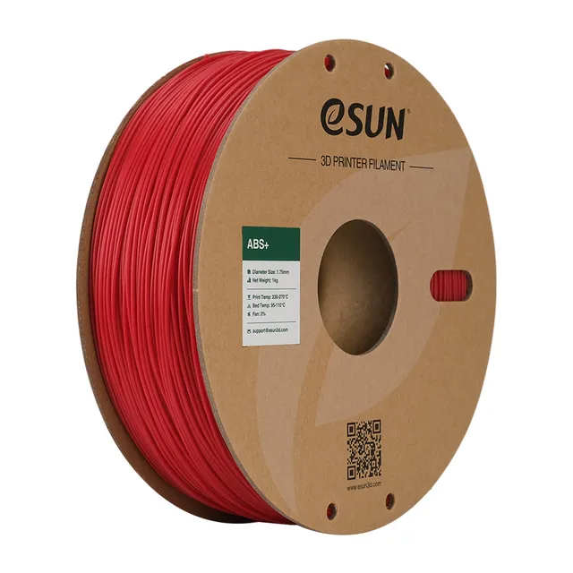 ABS+ 1,75 mm FIRE ENGINE RED 1 kg