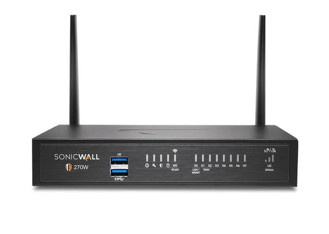 SonicWall TZ Series (Gen 7) TZ270W - Säkerhetsfunktion - med 3 års avancerad skyddsservicetjänst och Cloud Secure Edge för 1 år SIA-Basic (10 användar