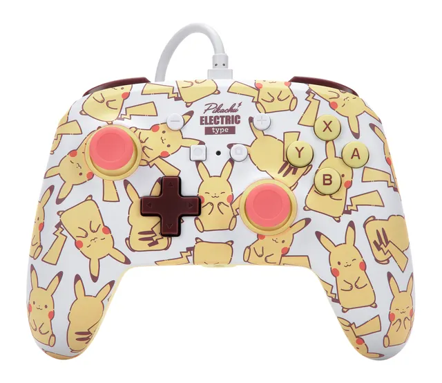 Förbättrad trådbunden handkontroll för Nintendo Switch - Pikachurodnad - Wired Controller - Nintendo Switch