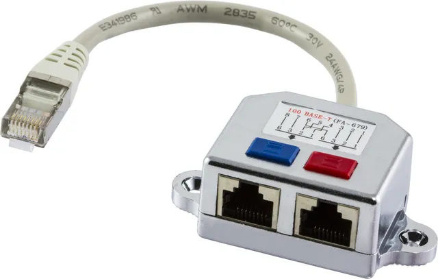 Y-kabel RJ45 TP FTP (skärmad)