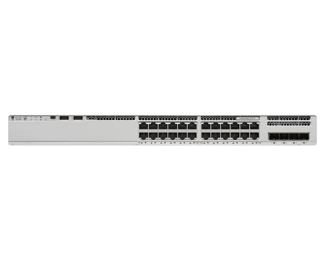 Catalyst 9200L - Network Essentials - switch - L3 - 24 x 10/100/1000 + 4 x 10 Gigabit SFP+ (upplänk) - rackmonterbar - återanvänd