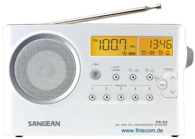 PR-D4 AM/FM radio med 3 års garanti