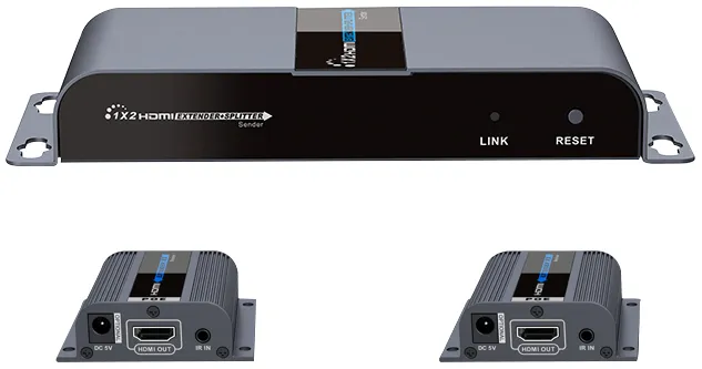 HDMI Extender Splitter over CAT6/6a/7 40m with IR pass-back