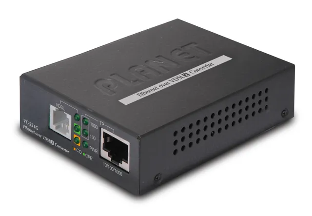 VC-231G - Medieomvandlare - 1GbE, Ethernet