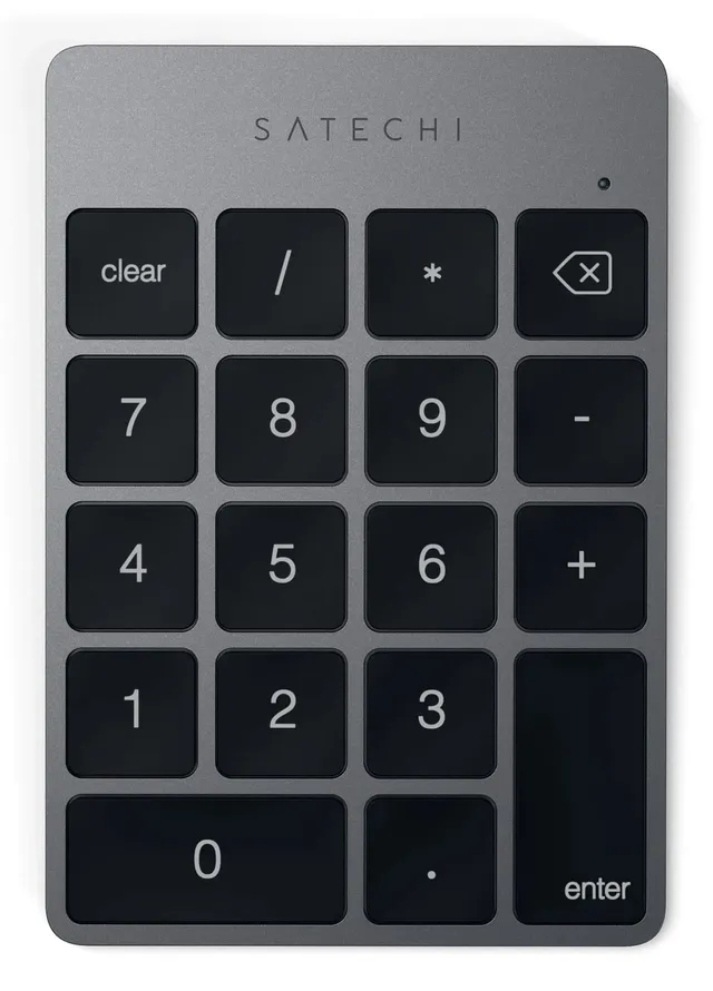 Slim Wireless Keypad - Rymdgrå
