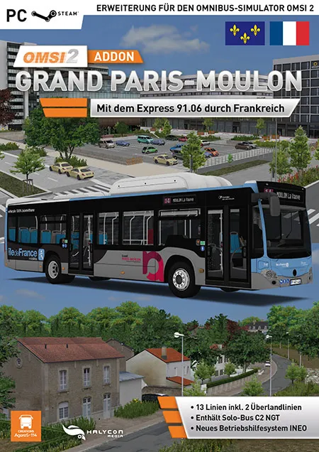 OMSI 2 Add-on Grand Paris-Moulon - PC Windows