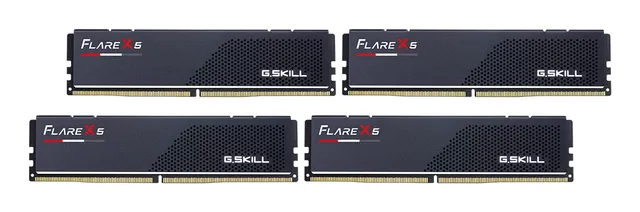 Flare X5 DDR5-6000 - 256GB - CL32 - Quad Channel (4 pcs) - AMD EXPO - Svart
