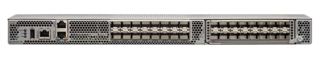 HPE SN6610C 32Gb 32/8 32Gb Short Wave SFP+ Fibre Channel v2 Switch - C-Series - switch - Administrerad - 8 x 32Gb Fibre Channel SFP+ - rackmonterbar