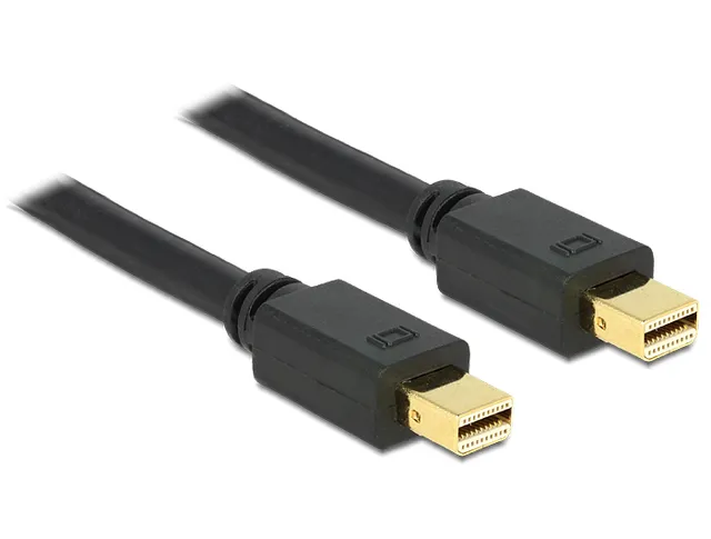 miniDisplayPort - hane hane - 2m - Svart