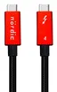 1m Thunderbolt 4 USB-C kabel 40Gbps 100W laddning 8K video kompatibel med USB 4 och Thunderbolt 3