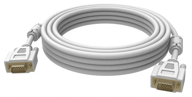 Professional installation-grade VGA patch cable - LIFETIME WARRANTY - gold plated connectors - ferrite cores both ends - VGA (M) to VGA (M) - o