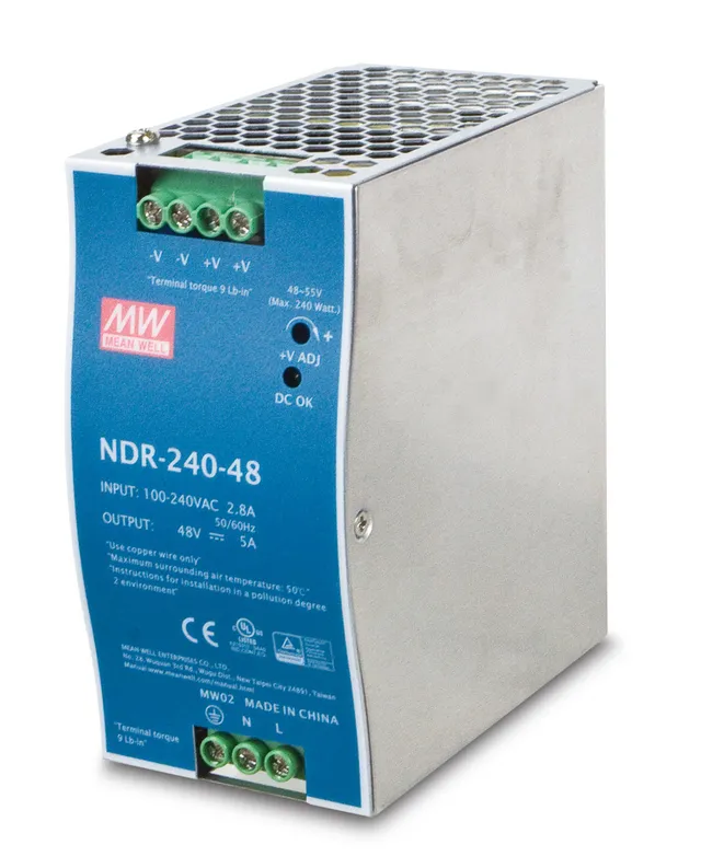 MEAN WELL DR-240-48 Strömförsörjning - 240 Watt - ATX - 80 Plus