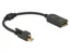 - DisplayPort-adapter - DisplayPort (hona) till Mini DisplayPort (hane) - 25 cm - tumskruvar - svart