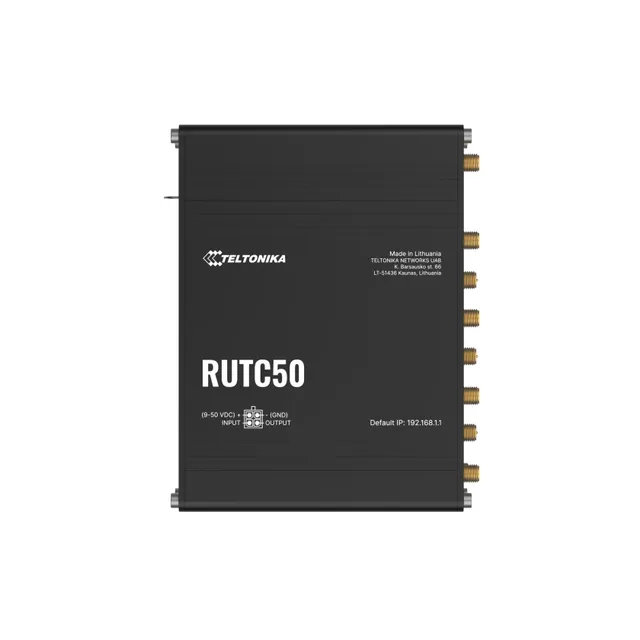 RUTC50 - wireless router - WWAN - Wi-Fi 6 - 4G 5G 3G - desktop - Wireless router Wi-Fi 6