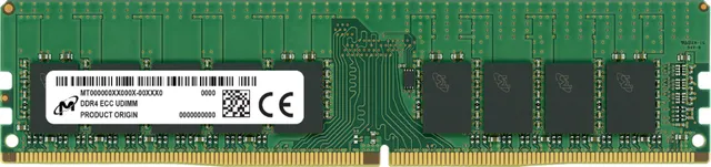 Micron - DDR4 - modul - 8 GB - DIMM 288-pin - 3200 MHz / PC4-25600 - CL22 - 1.2 V - ej buffrad - ECC
