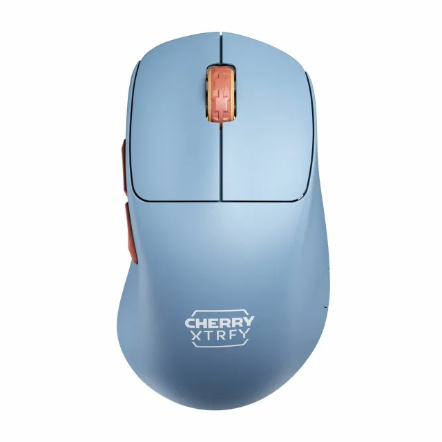 Cherry Xtrfy M64 - Mouse - Optic - 5 knappar - Blå