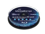 - 10 x BD-R DL - 50 GB 6x - spindel