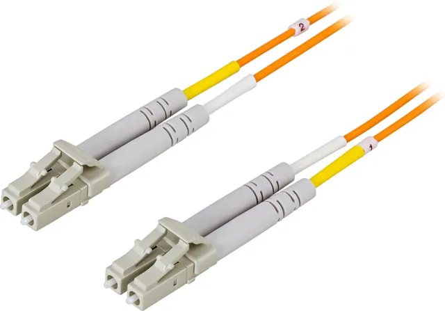 Fiberkablage LC - LC, duplex, multimode, 62,5/125, 0,5m (LCLC-0M-5)