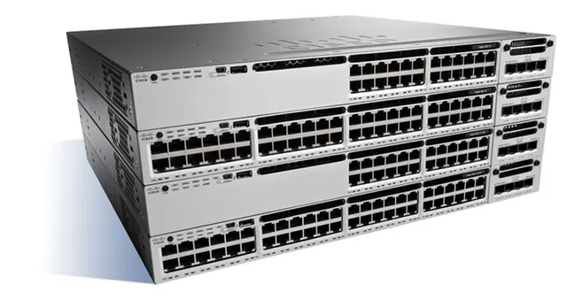 Catalyst 3850-12X48U-E - Switch - L3 - Administrerad - 48 x 10/100/1000 (UPOE) - skrivbordsmodell, rackmonterbar - UPOE (630 W) - återanvänd