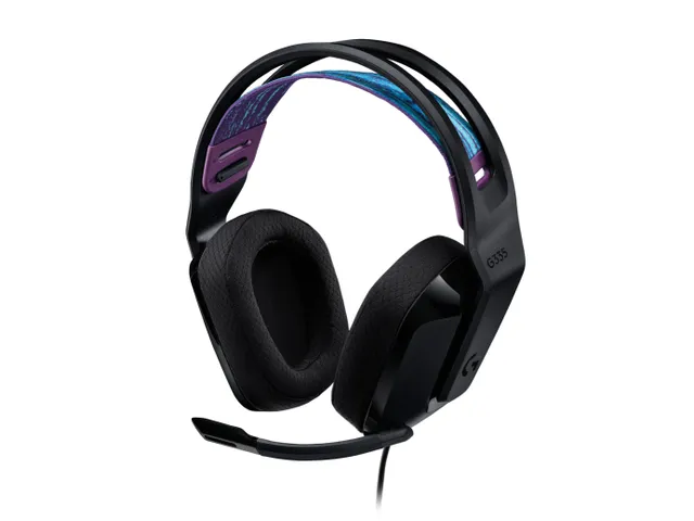 G335 trådbundet gaming headset, svart
