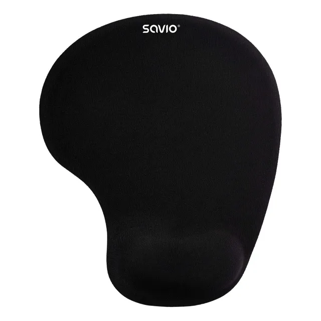 MP-01B mouse pad black, Svart, Monokromatiskt, Handledsstöd