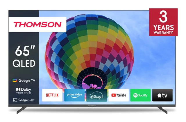 Google 65" QG4S14 4K QLED smart TV (2024/sidofötter)