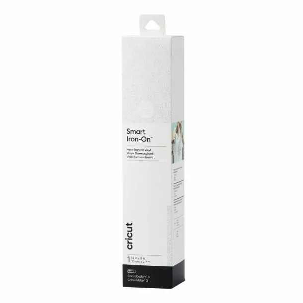 Smart Iron-On - craft material - 33 cm x 2.7 m - white - vinyl
