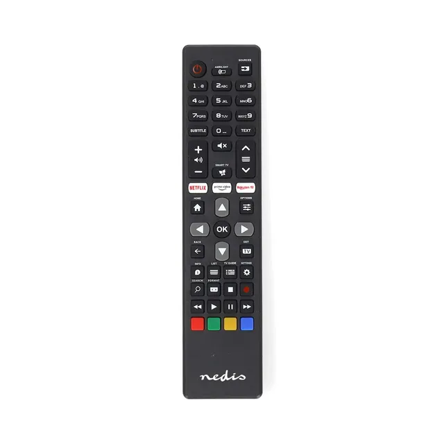 Ersättnings Fjärrkontroll | Passar till: Philips | Förprogrammerad | 1 Enhet | Amazon Prime / Netflix Knapp / Rakuten TV Button / Smarthub knapp | Infraröd | Svart