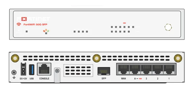 FORTIWIFI-50G-SFP HARDWARE PLUS FWF50GSFPEBDL95036
