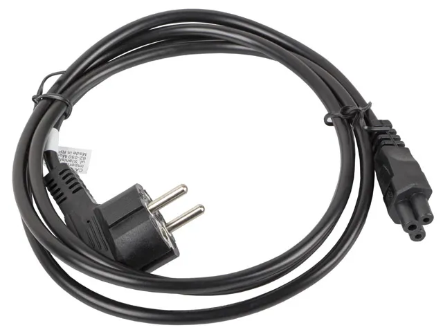 Strömkabel C5 Musse Pigg-kontakt (1.8 meter) Svart