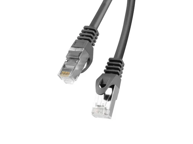 2 Meter Cat6 FTP Nätverkskabel Svart