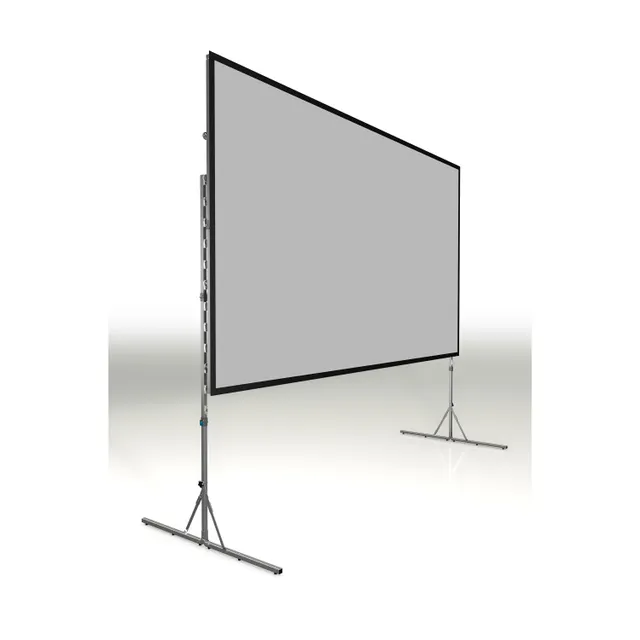 Fast-Fold Deluxe Screen System - Projektorduk - bakre - 16:9 - Dual Vision
