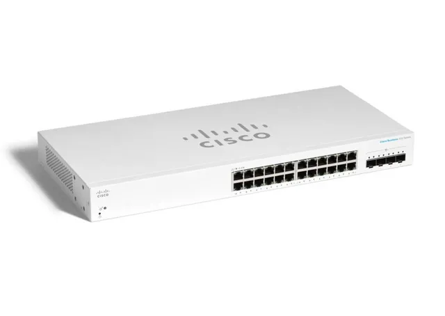 Business 220 Series CBS220-24T-4X - Switch - smart - 24 x 10/100/1000 + 4 x 10 Gigabit SFP+ (upplänk) - rackmonterbar - återanvänd
