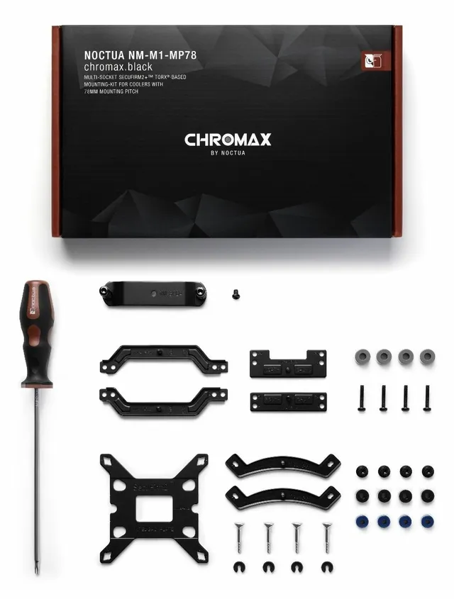 NM-M1-MP78 chromax.black - Torx-based SecuFirm2+ mounting kit - CPU monteringsfästen