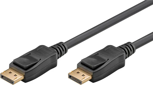 DisplayPort 2.1 (DP40) - 3m - Svart