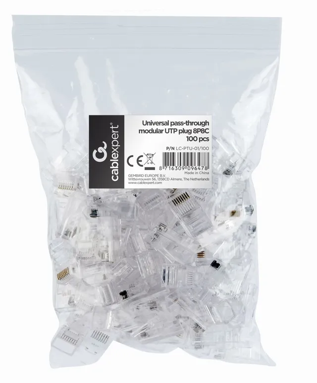 Modular Plug - network connector - Genomskinlig