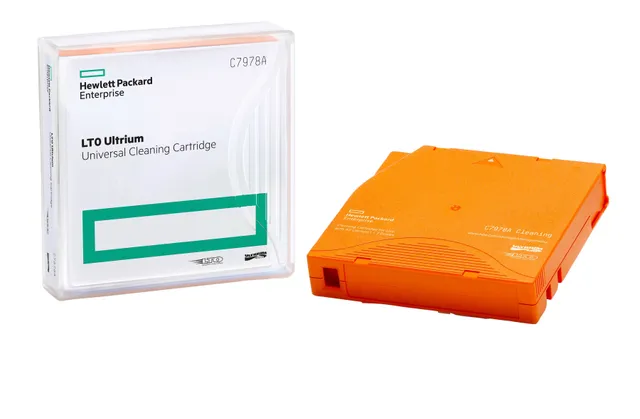 HPE Ultrium Universal Cleaning Cartridge - LTO Ultrium - orange - rengöringskassett - för HPE T950, T950 3, T950 6, StoreEver MSL2024, MSL3040, MSL404