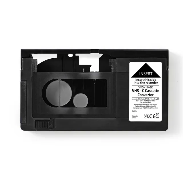 VCON110BK - video cassette adapter (VHS-C to VHS)