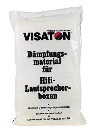 - Akustisk dämpningsull för högtalardrivrutin