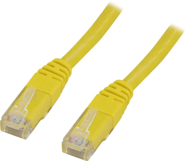 UTP Cat.6 patchkabel 10m, gul