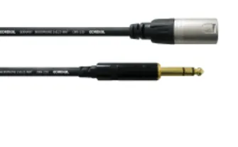 CFM 6 MV, 6,35mm, Hankontakt, 2 x XLR (3-pin), Honkontakt, 6 m, Svart