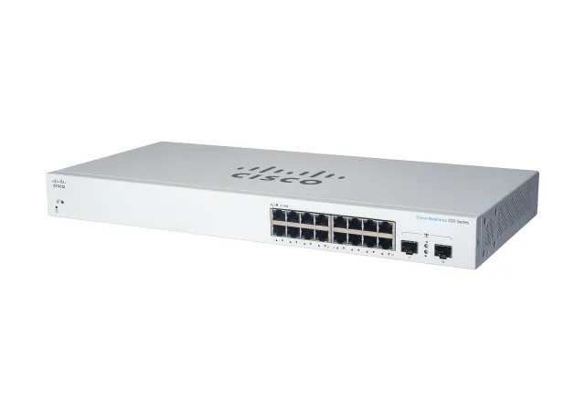 CBS220 SMART 16-PORT GE POE 2X1G SFP