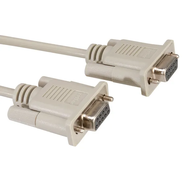 - Seriell kabel - DB-9 (hona) till DB-9 (ho