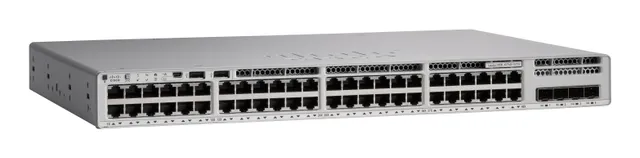 Meraki Catalyst 9200L-48PL-4X - Switch - L3 - Administrerad - 48 x 10/100/1000Base-T (PoE+) + 4 x 1 gigabit/10 gigabit SFP+ (upplänk) - rackmont