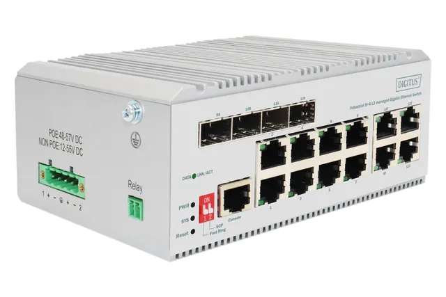 - switch - industrial L2 - 12 ports - Managed