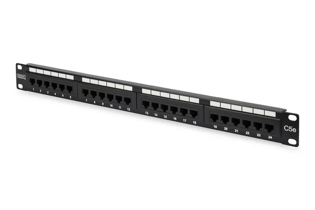 Professional - Patch-panel - CAT 5e - UTP - RJ-45 X 24 - 1U - 19